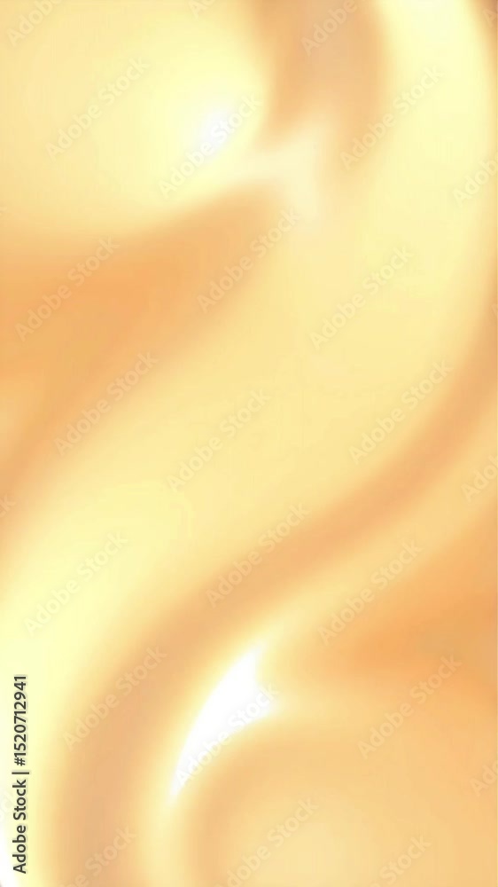 Poster abstract golden light swirls: dynamic fluid motion