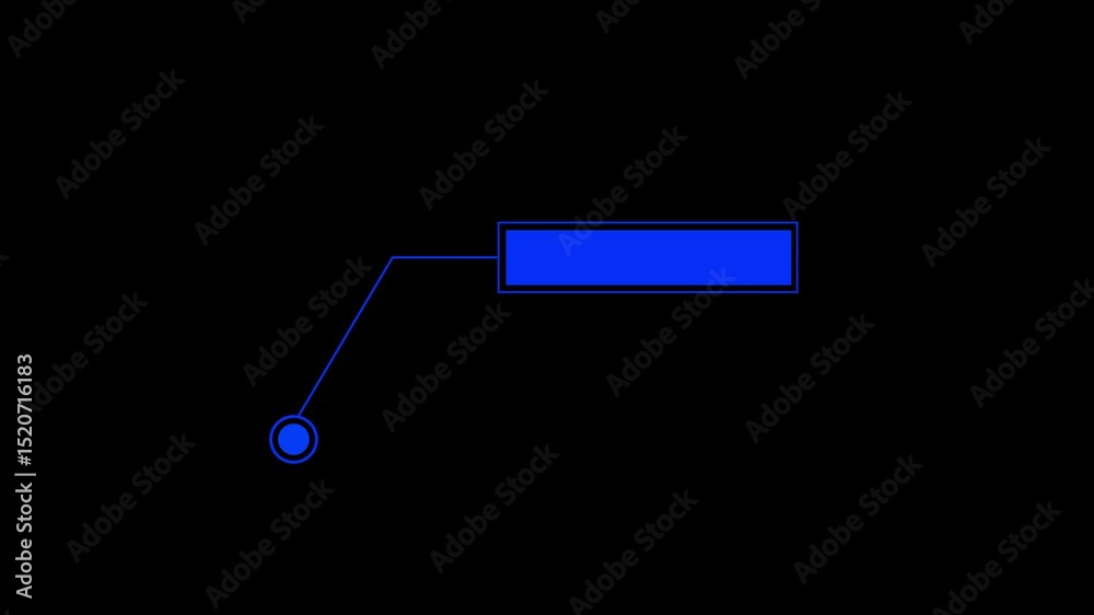 Poster animated abstract diagram of a data flow and information connection representing processing