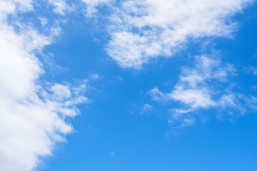 雨上がりの澄んだ青空と白い雲10