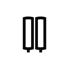 QQ monogram logo design letter text name symbol monochrome logotype alphabet character simple logo