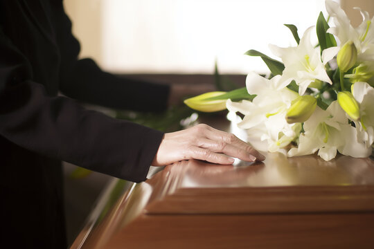 Saying Goodbye A Moment of Reflection and Remembrance at a Funeral