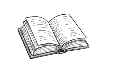 Open book with blank pages resting on a flat surface inviting creativity and imagination during a quiet afternoon