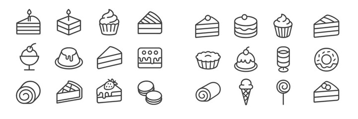 Delicious desserts displayed in a variety of styles at a bakery showcasing sweet treats for every occasion