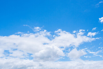 雨上がりの澄んだ青空と白い雲19