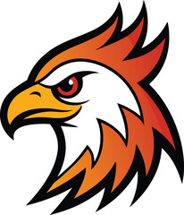 Fototapeta premium eagle head mascot