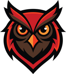 Obraz premium owl with heart