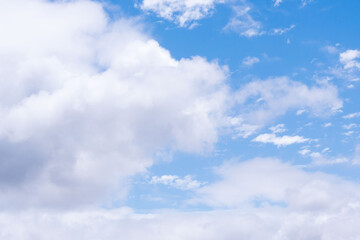 雨上がりの澄んだ青空と白い雲56