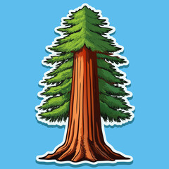 christmas tree vector illustration