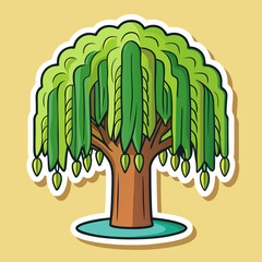 vector illustration of a tree