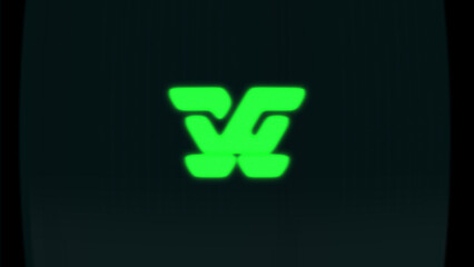 80s PC Horizontal Logo Reveal MOGRT 284