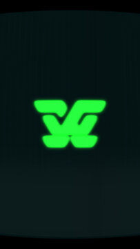 80s PC Vertical Logo Reveal MOGRT 285
