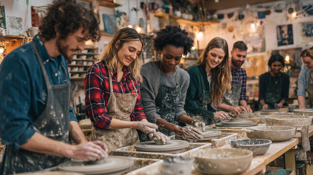 Pottery and Ceramics Workshop: Hands-On Crafting and Skills Development in a Creative Studio