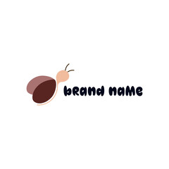 ILLUSTRATION ABSTRACT BUTTERFLY WINGS BROWN ORANGE FLAT PASTEL COLOR.LOGO ICON DESIGN TEMPLATE ELEMENT VECTOR	