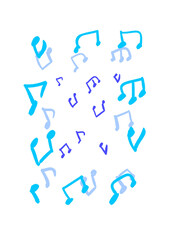 楽しい音符　雨の音楽