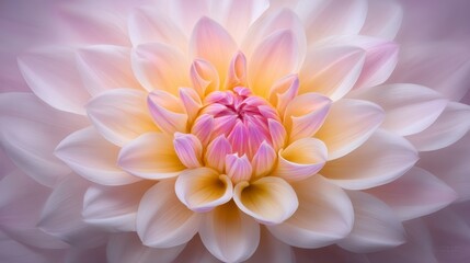 Fototapeta premium Close-Up Of Delicate Pink And White Flower Petals On Soft Background With Gentle Lighting