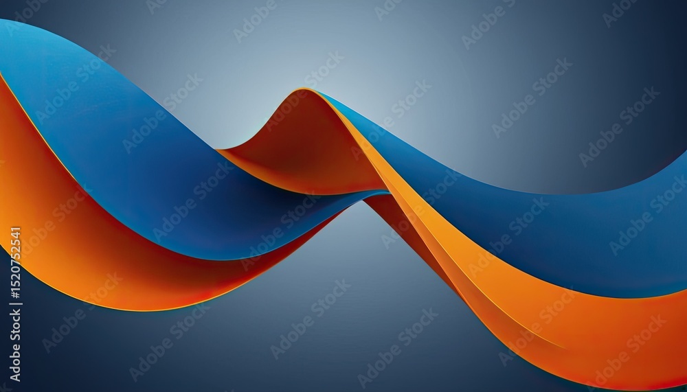 Wall mural abstract soft orange graphics background for design 3