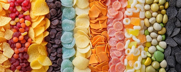 Assorted Candies and Snacks
