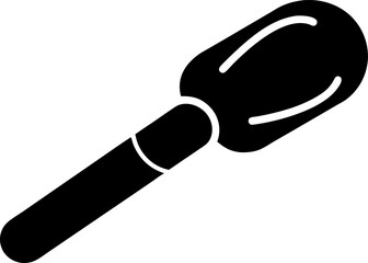 Tongue Depressor Silhouette Vector Illustration 