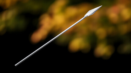 Ancient Spear Weapon Pixelated Illustration