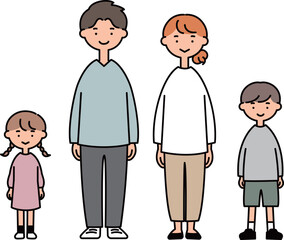 ファミリーイラスト