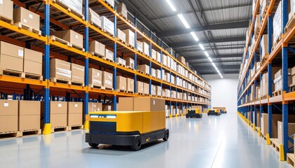 Automated Warehouse: Efficient Logistics with Autonomous Mobile Robots