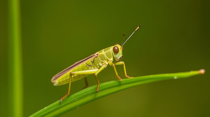 Fototapeta premium Bird Grasshopper Nymph