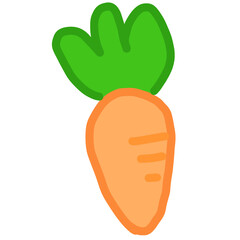 Cartoon of a Carrot