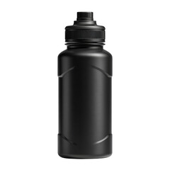 Sleek Black Sports Bottle for Hydration during Fitness and Outdoor Activities