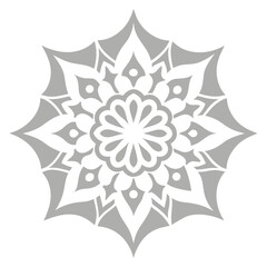 Ornamental geometric mandala design for Islamic decoration
