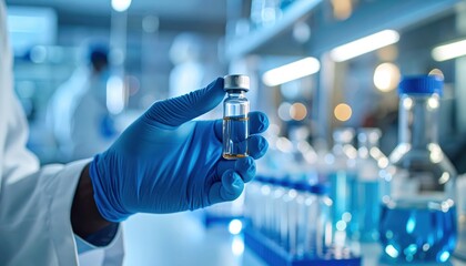 Vial in Lab: Vaccine Research and Development