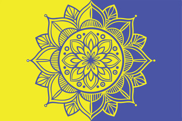 Golden mandala logo design for business branding