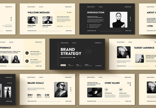 Brand Strategy Presentation Template for Business Growth