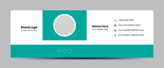 Email signature template design