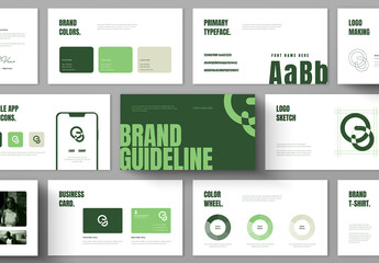 Modern And Clean Retro Brand Guideline Presentation Template
