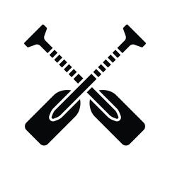 paddle icon vector design template simple and clean