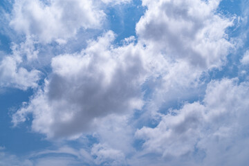 Obraz premium 見上げると綺麗な青い空 