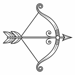 vector illustration of an arrow