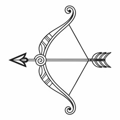 Fototapeta premium vector illustration of an arrow