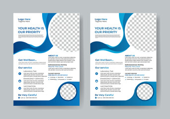 Corporate healthcare and medical a4 flyer design template Dental and Medical Related Flyer Design Template Corporate healthcare and medical flyer or poster