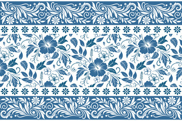 seamless floral pattern leaves sketch.flower elements trendy outline.minimal home textile white background.border embroidery abstract design.modern fashion botanical stems

