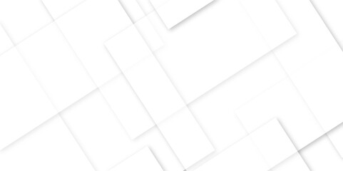 Abstract white and gray technology concept diamond triangle geometric line background. modern seamless business technology concept geometric shapes. squares and triangle with soft shadows as pattern.