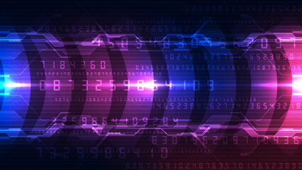 Abstract technology digital hi tech background. Futuristic concept vector illustration.
