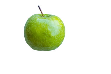Green apple, isolated on white background