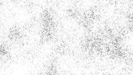 Distressed grunge texture and grainy effect on transparent background. Overlay textures  with dust effect