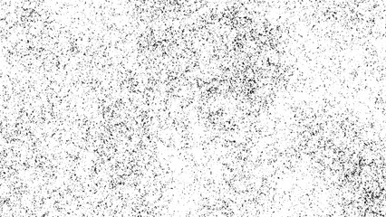 Distressed grunge texture and grainy effect on transparent background. Overlay textures  with dust effect