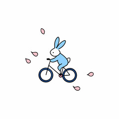 vector illustration of a bicycle