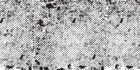 Grunge Distressed Dotted Color Halftone Retro Paper Abstract Print Texture Vector Background