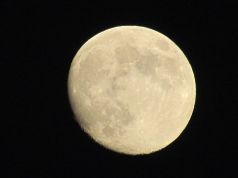 moon in the night sky