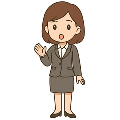 business woman cartoon