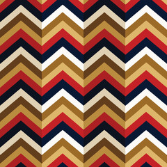 Pattern seamless chevron abstract wave background stripe gold luxury color and line. Geometric line vector. Christmas background.
